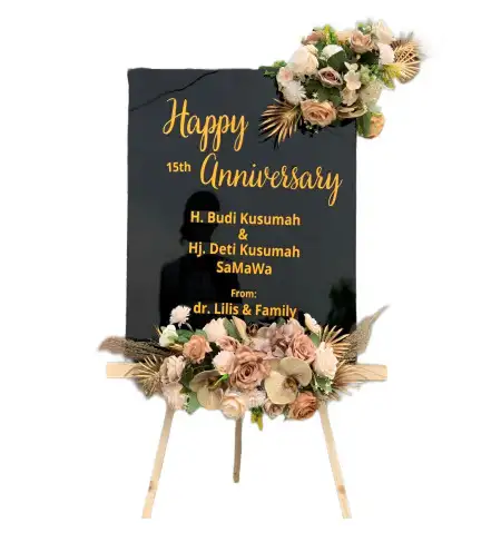 Papan Bunga Akrilik Sebandung